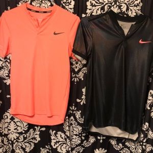 nike court athletic shirts worn once